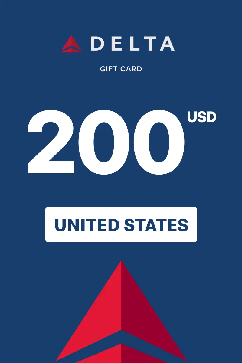 Delta Air Lines 200 USD Gift Card (United States) - Digital Key