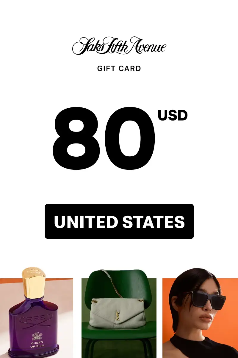 Saks Fifth Avenue 80 USD Gift Card (United States) - Digital Key