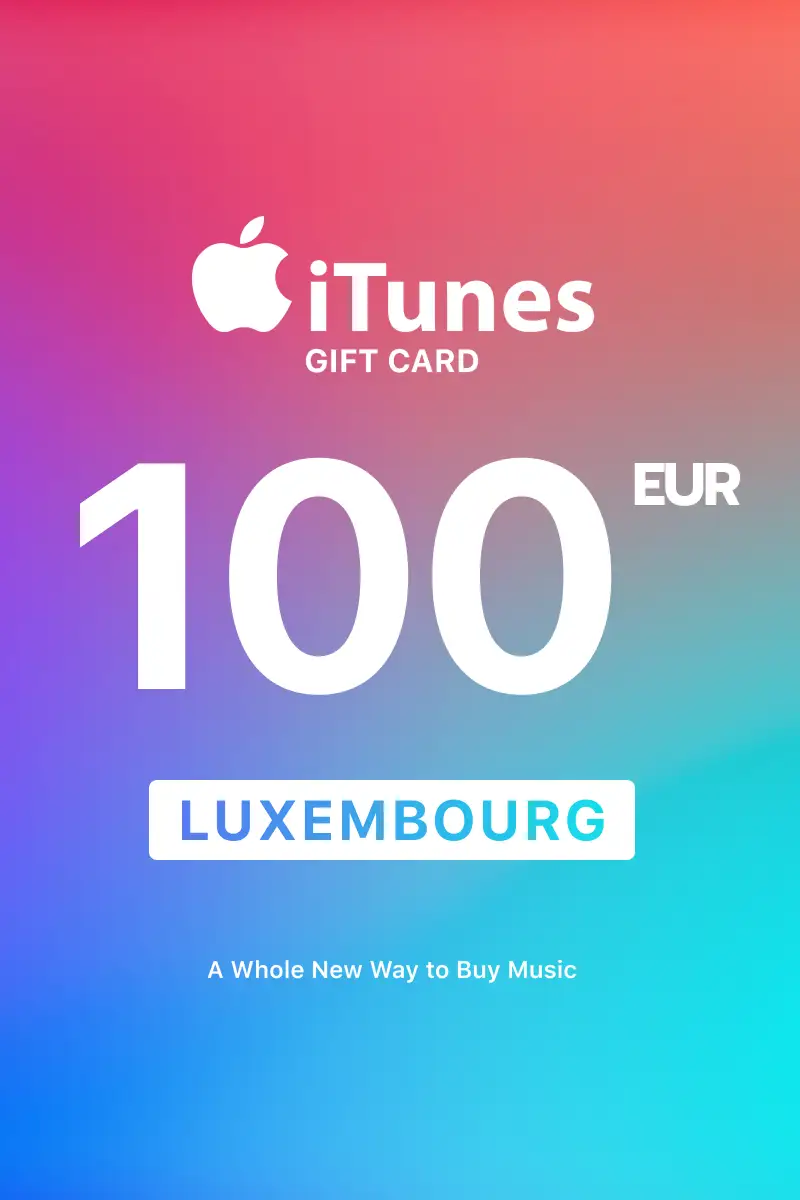 Apple iTunes 100 EUR Gift Card (Luxembourg) - Digital Key