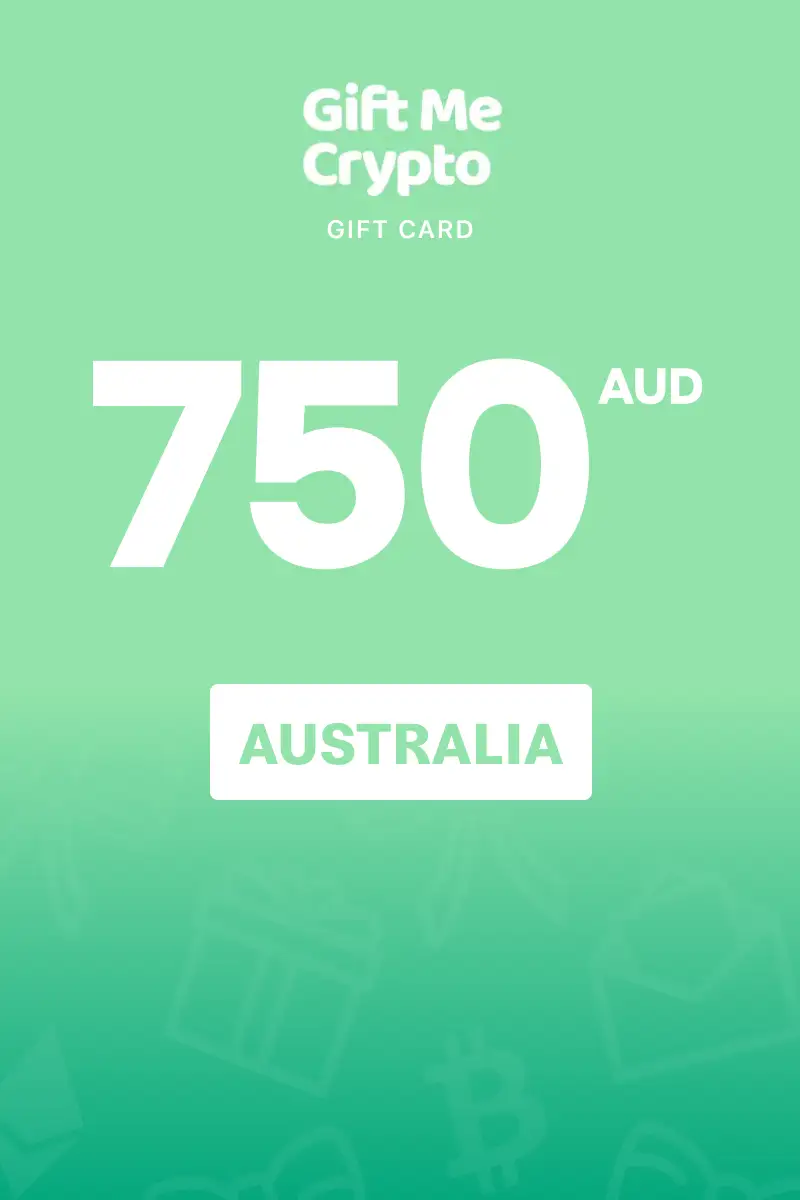 Gift Me Crypto 750 AUD Gift Card (Australia) - Digital Key