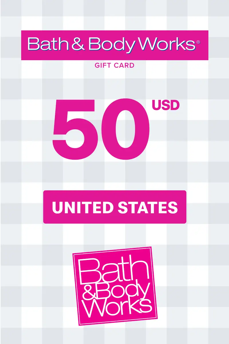 Bath and Body Works 50 USD Gift Card (United States) - Digital Key