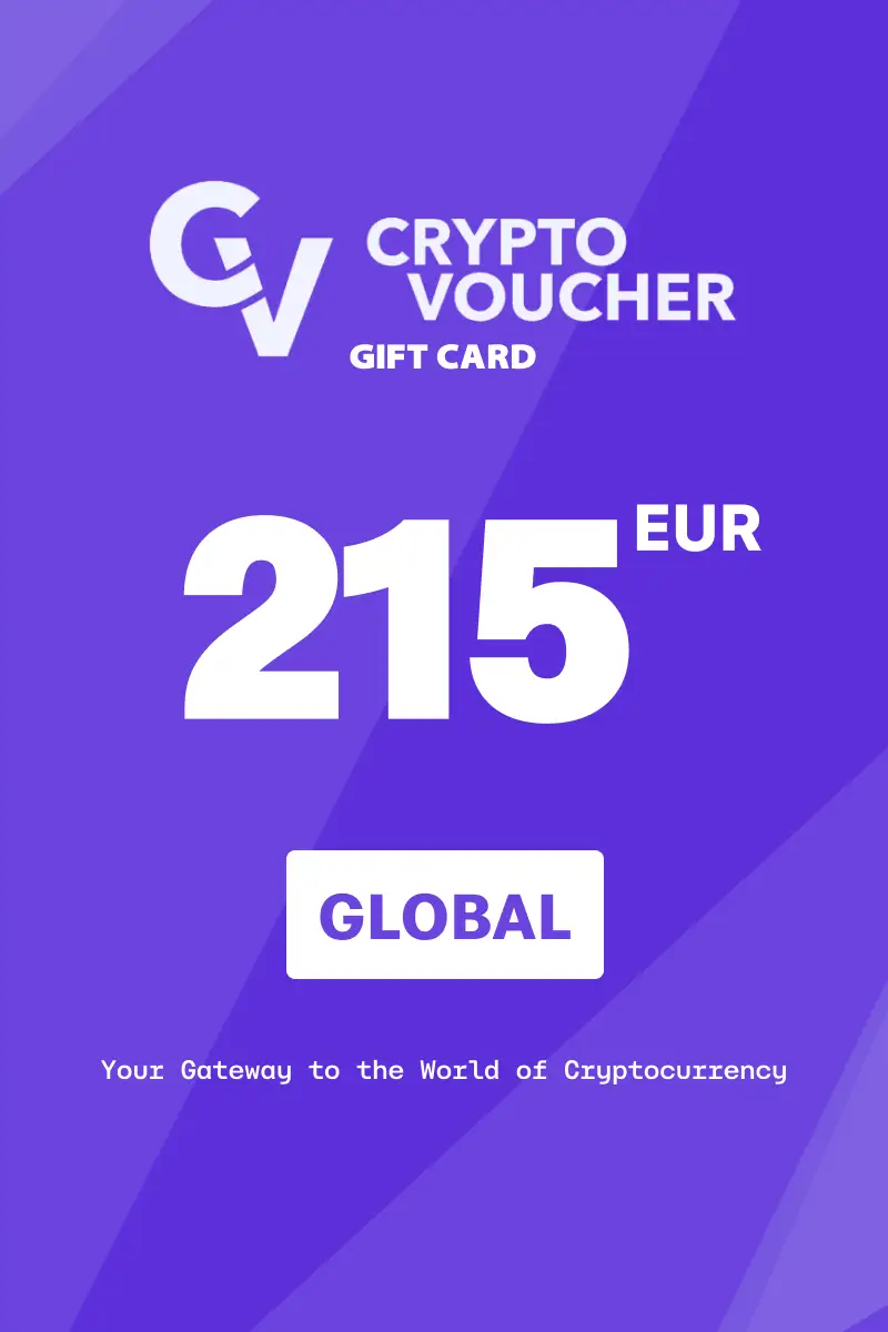Crypto Voucher (BTC) 215 EUR Gift Card (Global) - Digital Key