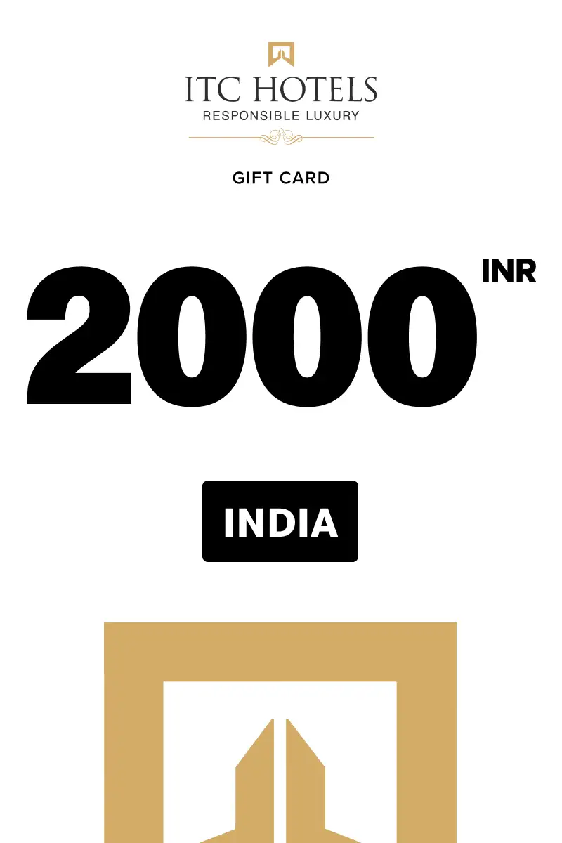 ITC Hotels 2000 INR Gift Card (India) - Digital Key