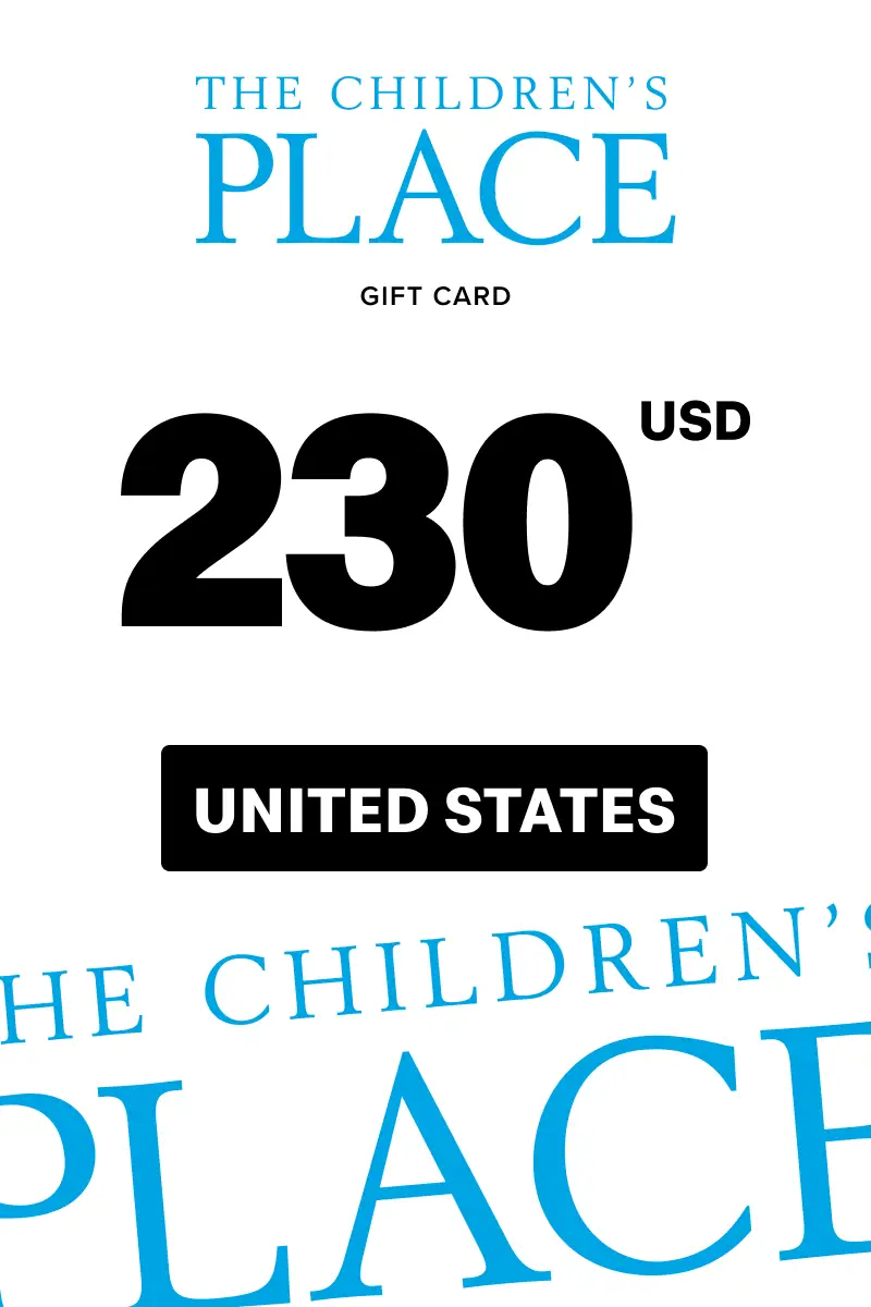 The Children's Place 230 USD Gift Card (United States) - Digital Key
