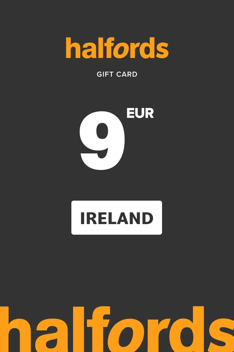 Halfords 9 EUR Gift Card (Ireland) - Digital Key