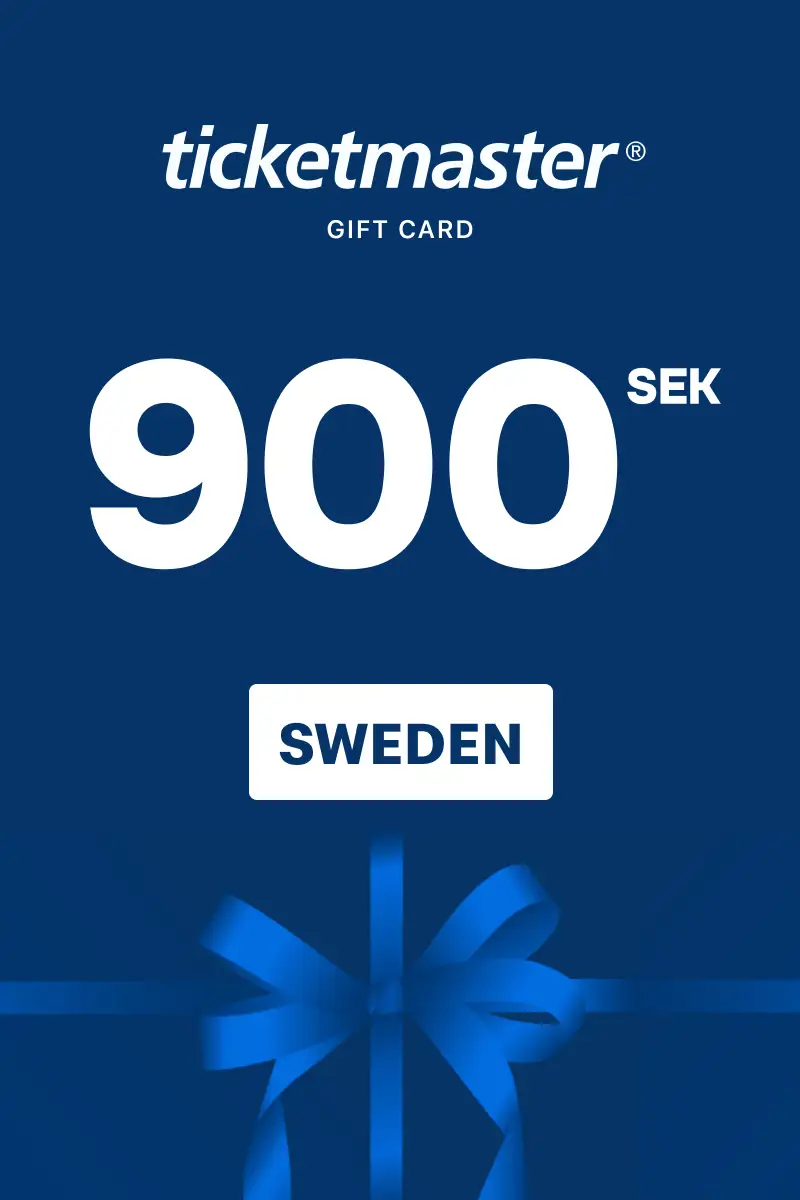 Ticketmaster 900 SEK Gift Card (Sweden) - Digital Key