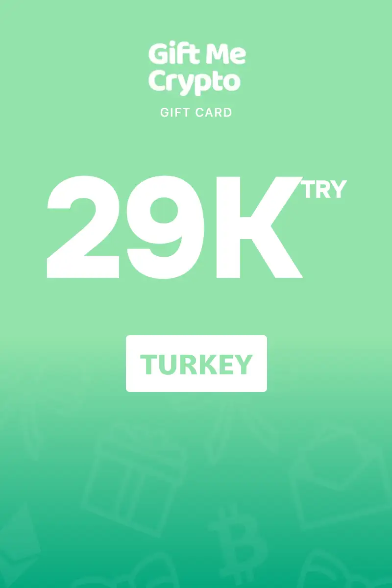 Gift Me Crypto 29000 TRY Gift Card (Turkey) - Digital Key