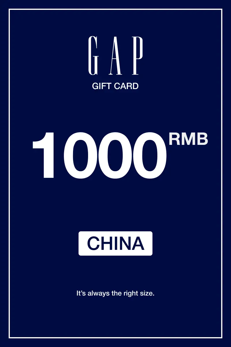 Buy Gap 1000 RMB Gift Card (China) - Digital Key