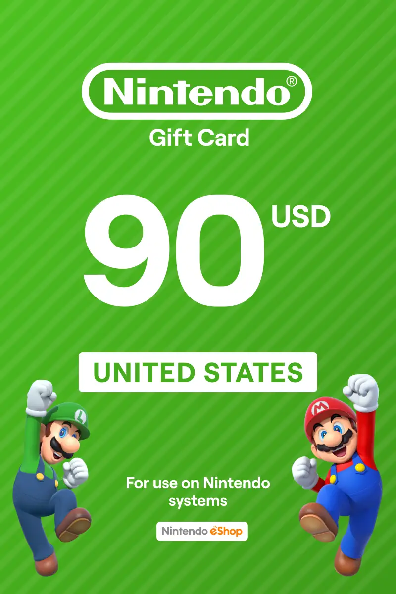 Buy Nintendo 90 USD Gift Card (US) Digital Code