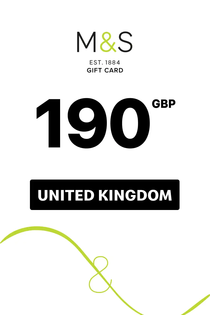 Marks and Spencer 190 GBP Gift Card (United Kingdom) - Digital Key