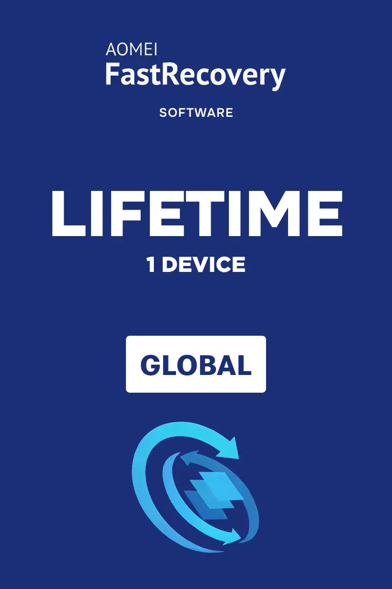 AOMEI FastRecovery Professional (Global) - 1 Device Lifetime - Digital Key