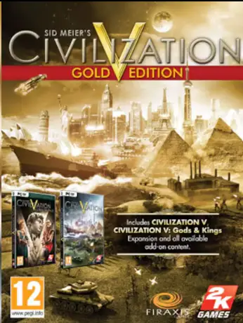 Sid Meier's Civilization V Gold Edition (Global) (PC) - Steam - Digital Key