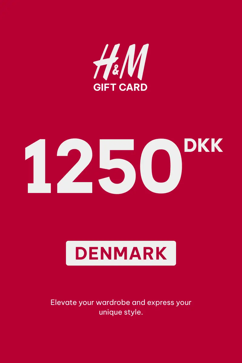 HandM 1250 DKK Gift Card (Denmark) - Digital Key