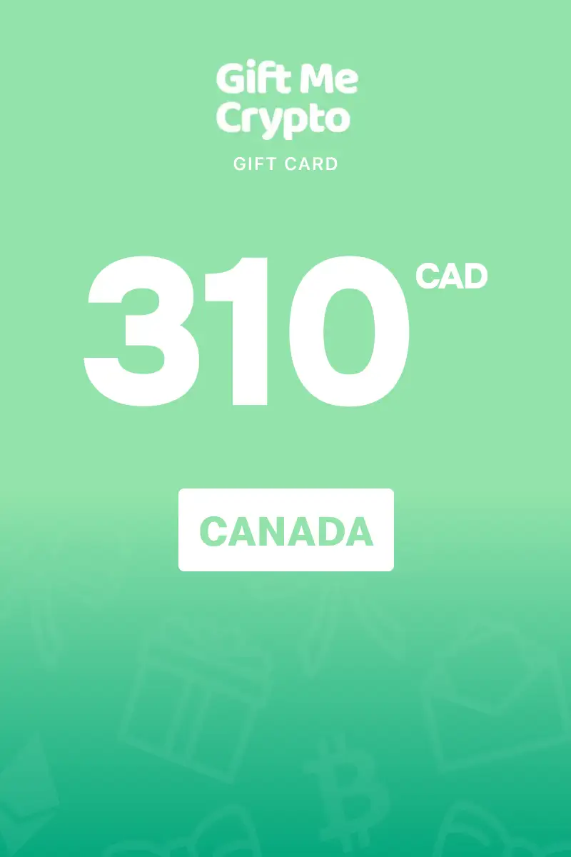 Gift Me Crypto 310 CAD Gift Card (Canada) - Digital Key
