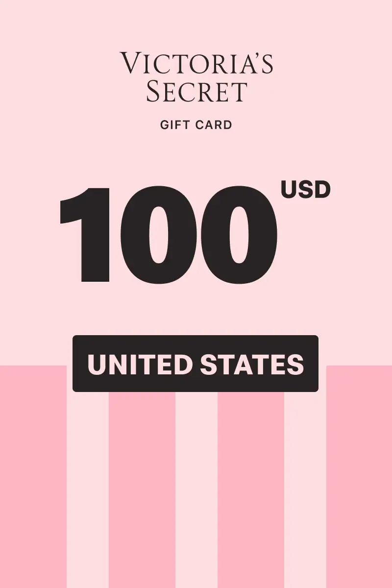 Victoria's Secret Pink 100 USD Gift Card (United States) - Digital Key