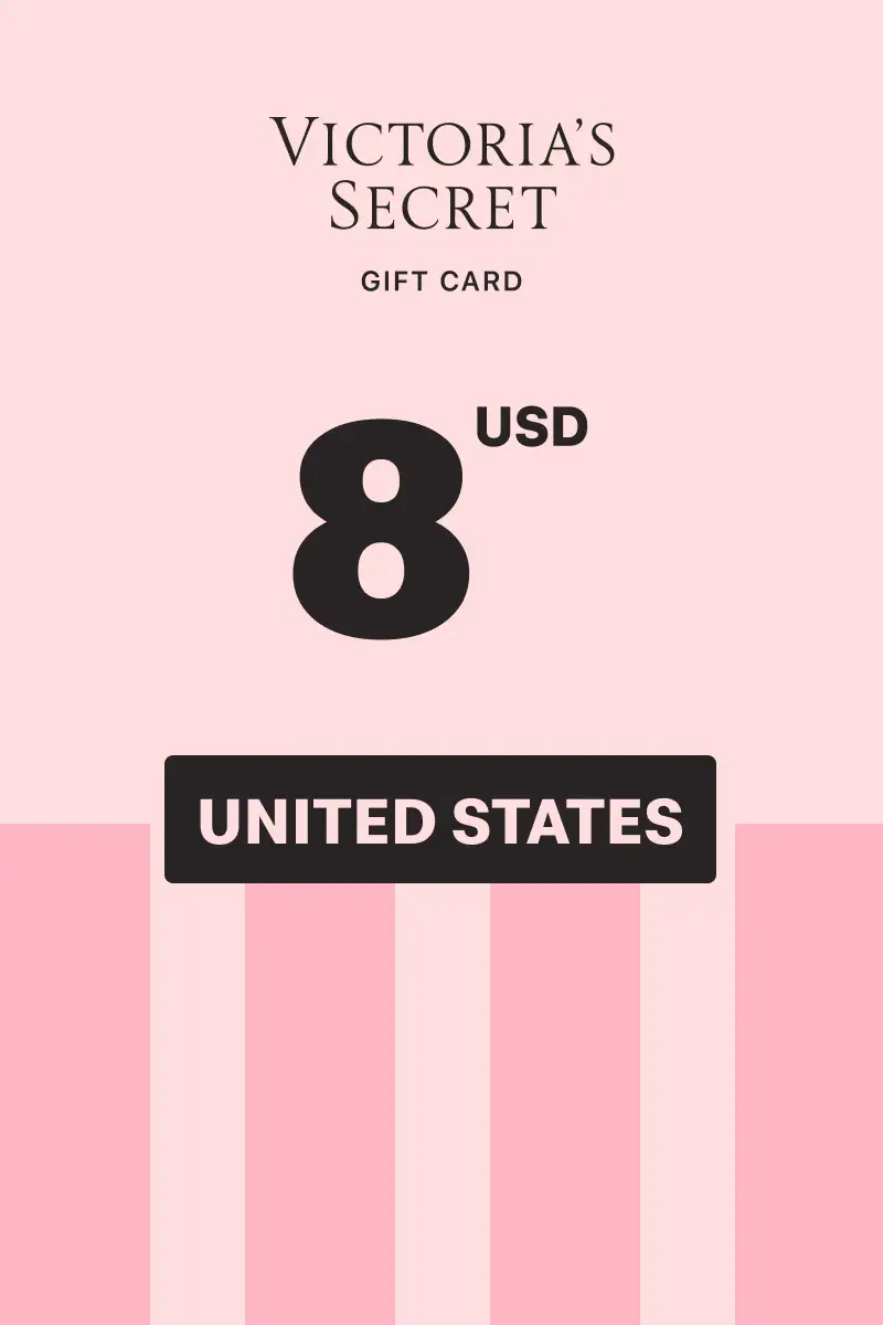 Victoria's Secret Pink 8 USD Gift Card (United States) - Digital Key