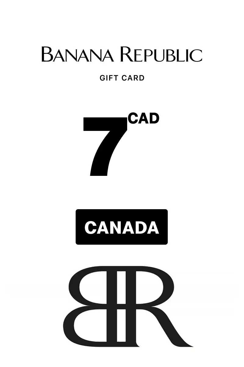Banana Republic 7 CAD Gift Card (Canada) - Digital Key