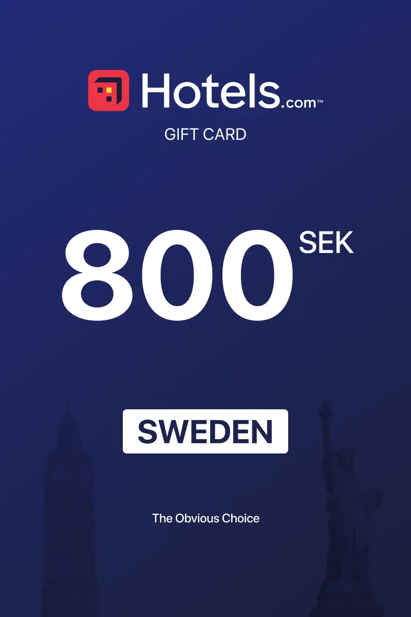 Hotels.com 800 SEK Gift Card (Sweden) - Digital Key
