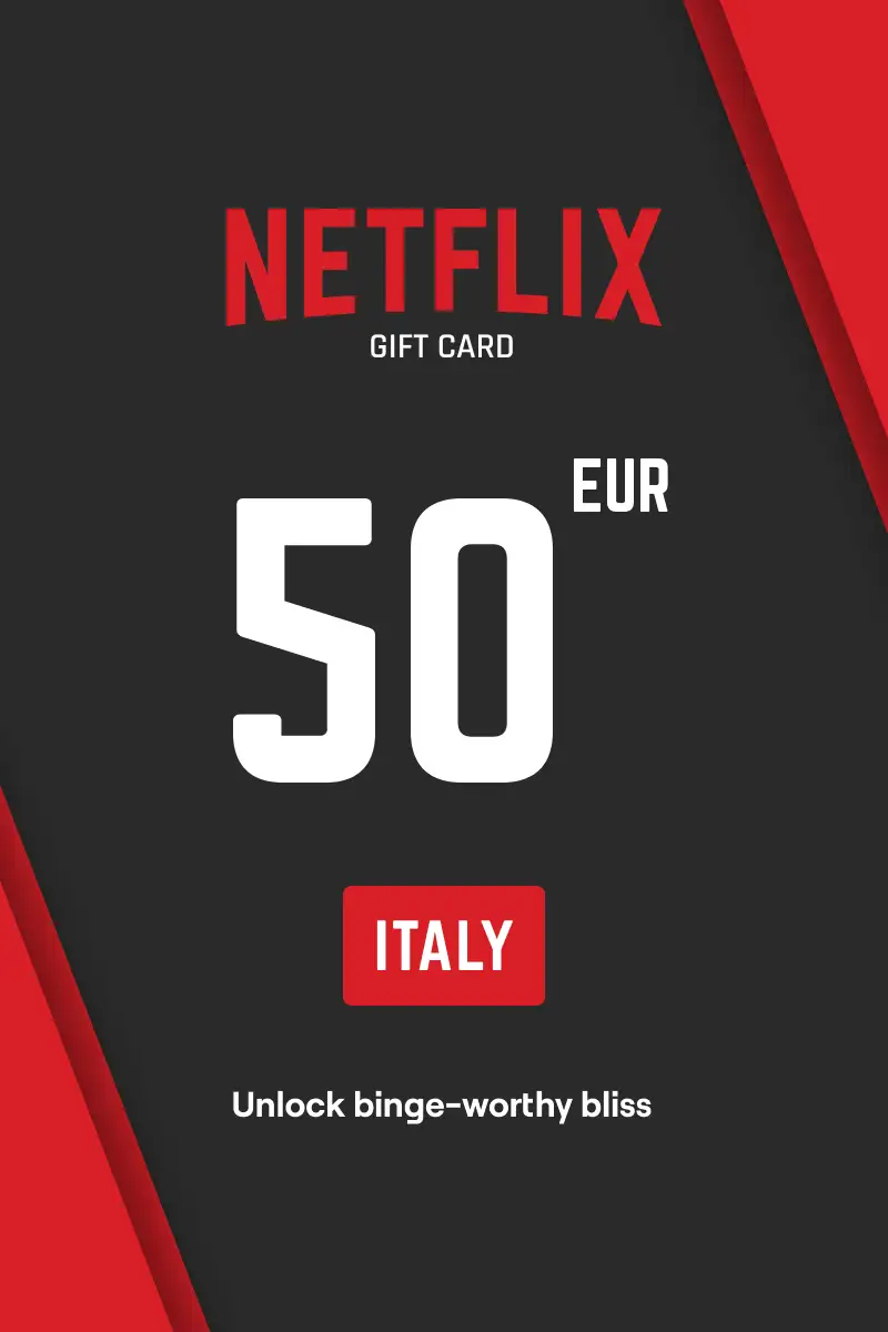 Netflix 50 EUR Gift Card (Italy) - Digital Key