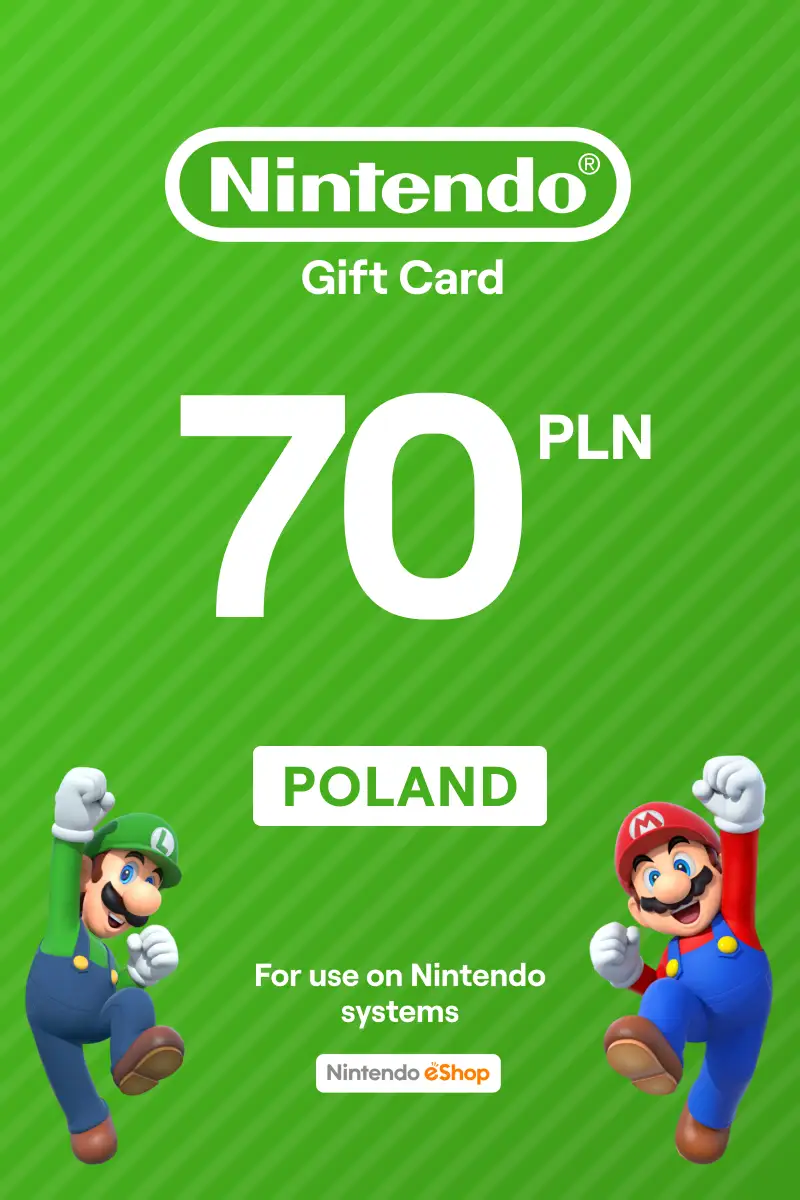 Nintendo eShop 70 PLN Gift Card (Poland) - Digital Key