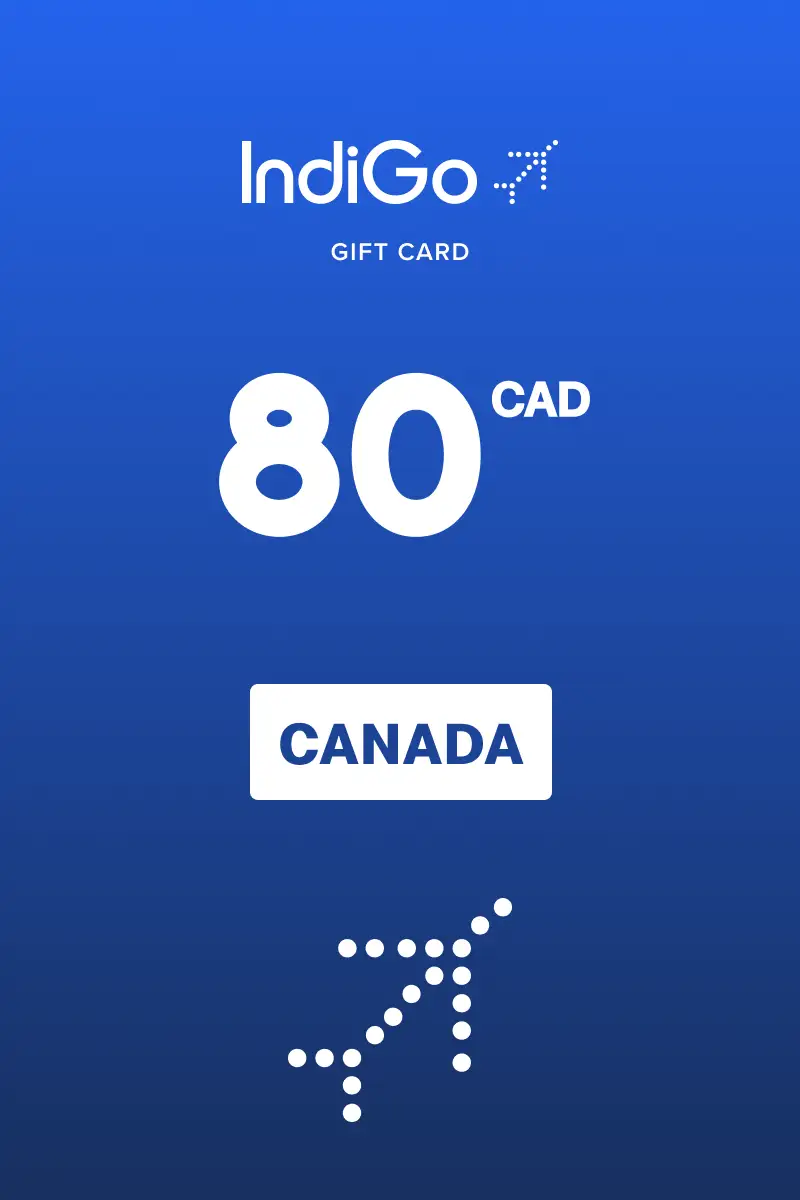 Indigo 80 CAD Gift Card (Canada) - Digital Key