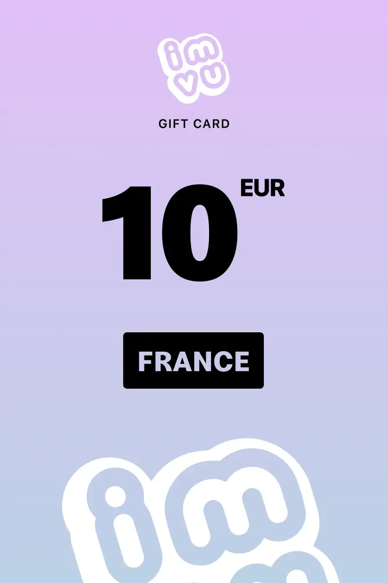 IMVU 10 EUR Gift Card (France) - Digital Key