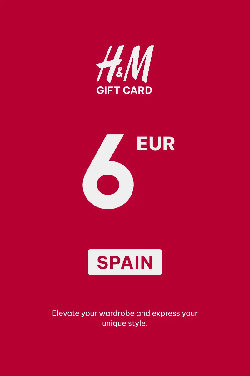 HandM 6 EUR Gift Card (Spain) - Digital Key