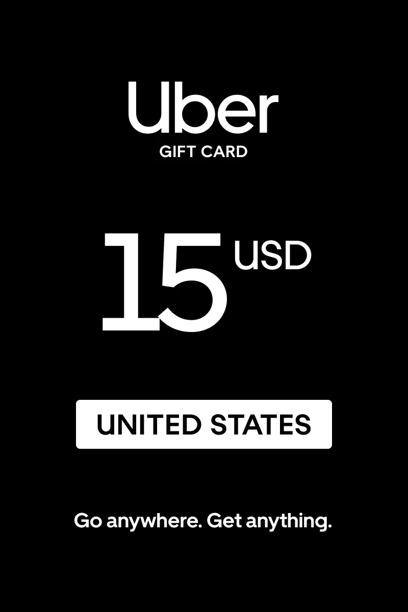 Uber 15 USD Gift Card (United States) - Digital Key
