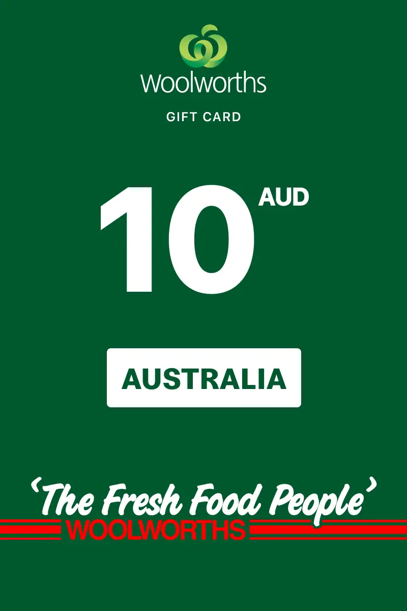 Woolworths Supermarket 10 AUD Gift Card (Australia) - Digital Key afbeelding 1