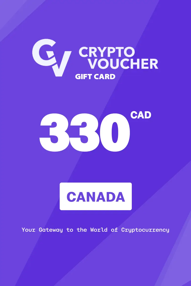 Crypto Voucher 330 CAD Gift Card (Canada) - Digital Key