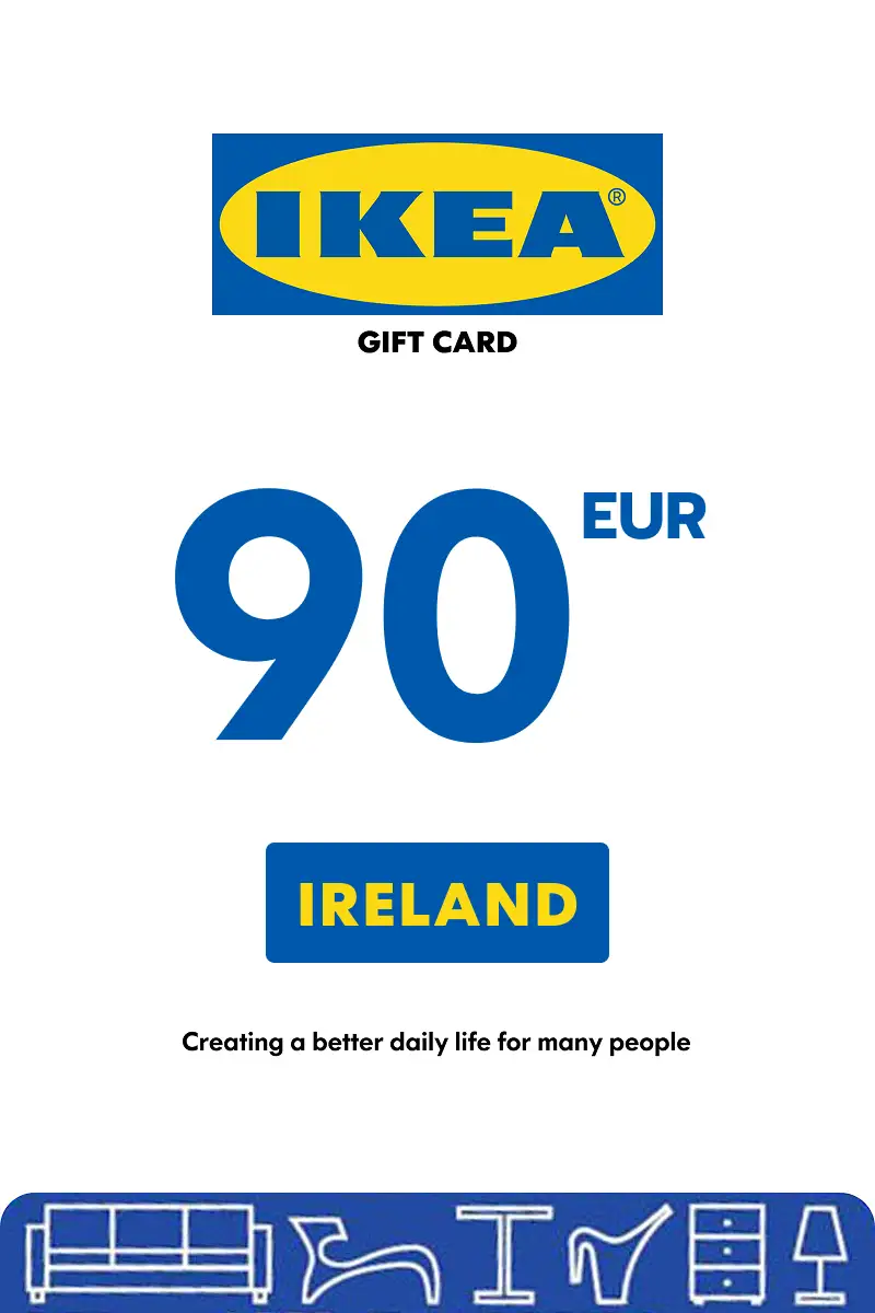 IKEA 90 EUR Gift Card (Ireland) - Digital Key
