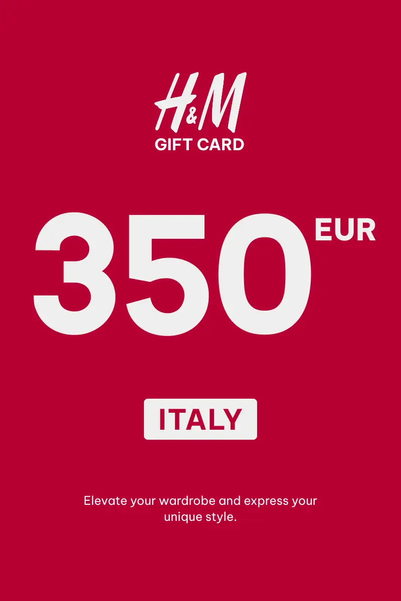 HandM 350 EUR Gift Card (Italy) - Digital Key