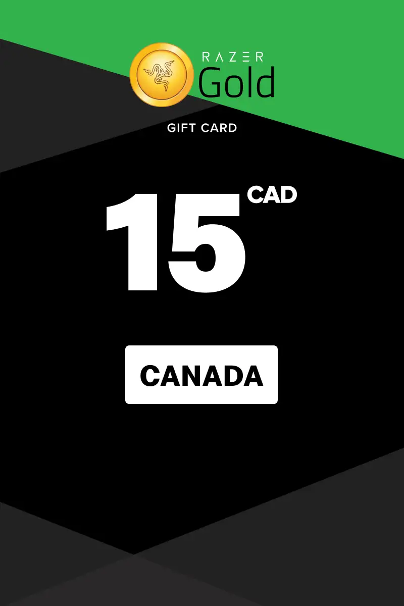 Razer Gold 15 CAD Gift Card (Canada) - Digital Key