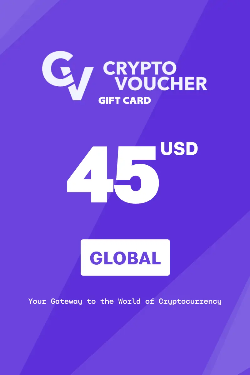 Crypto Voucher (LTC) 45 USD Gift Card (Global) - Digital Key