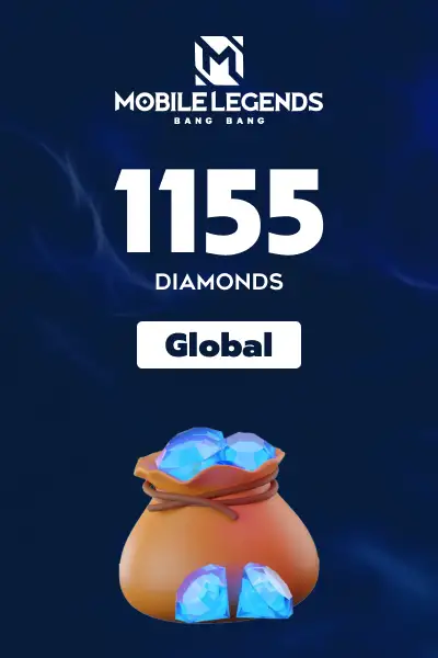Mobile Legends - 1155 Diamonds (Global) - Digital Key