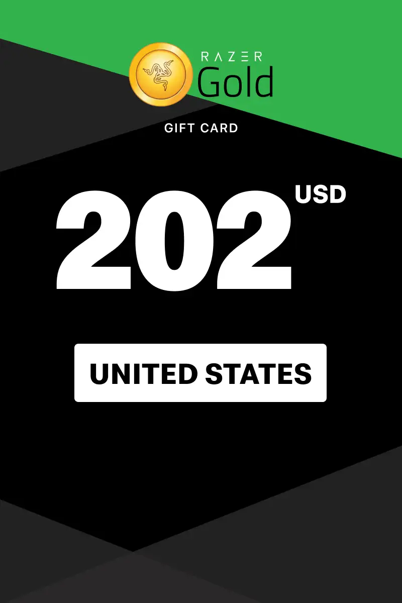Razer Gold 202 USD Gift Card (United States) - Digital Key