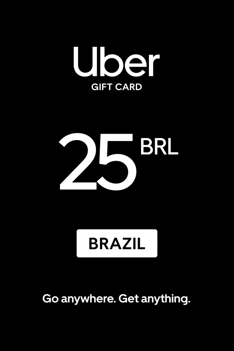 Uber 25 BRL Gift Card (Brazil) - Digital Key