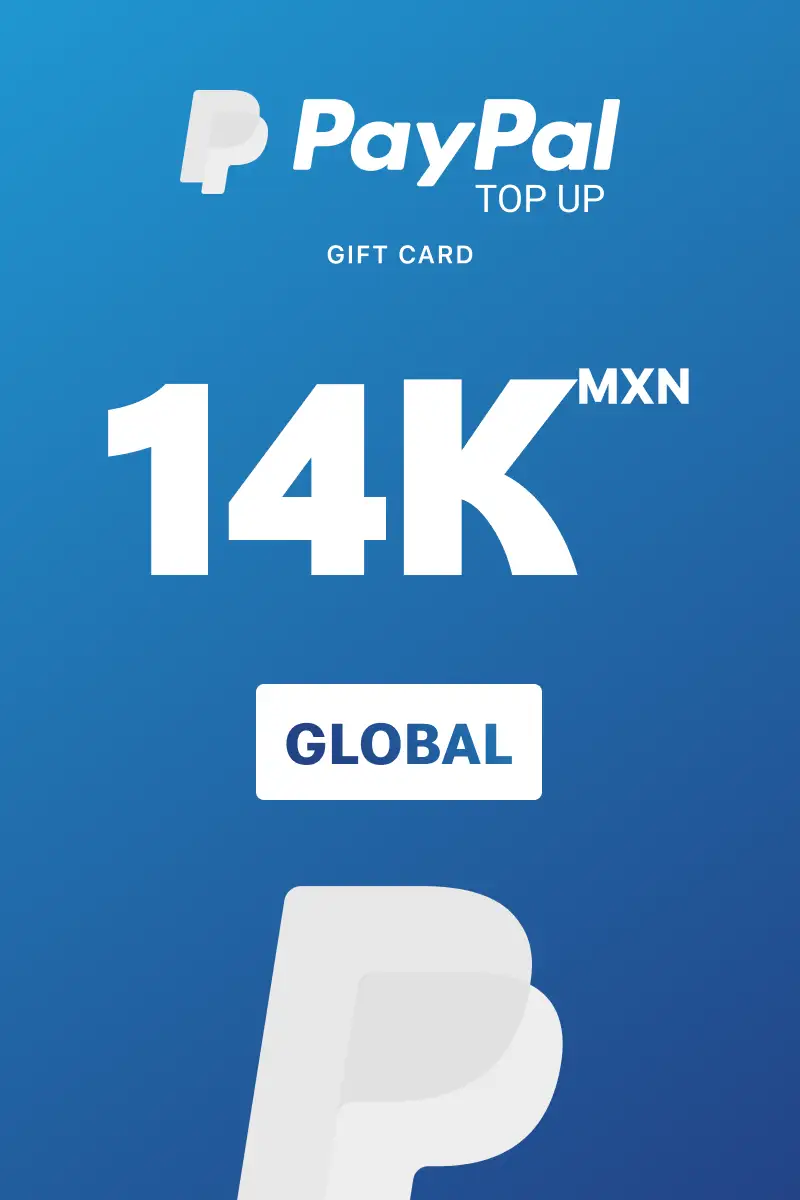 PayPal Instant Top Up 14000 MXN Gift Card (Global) - Digital Key