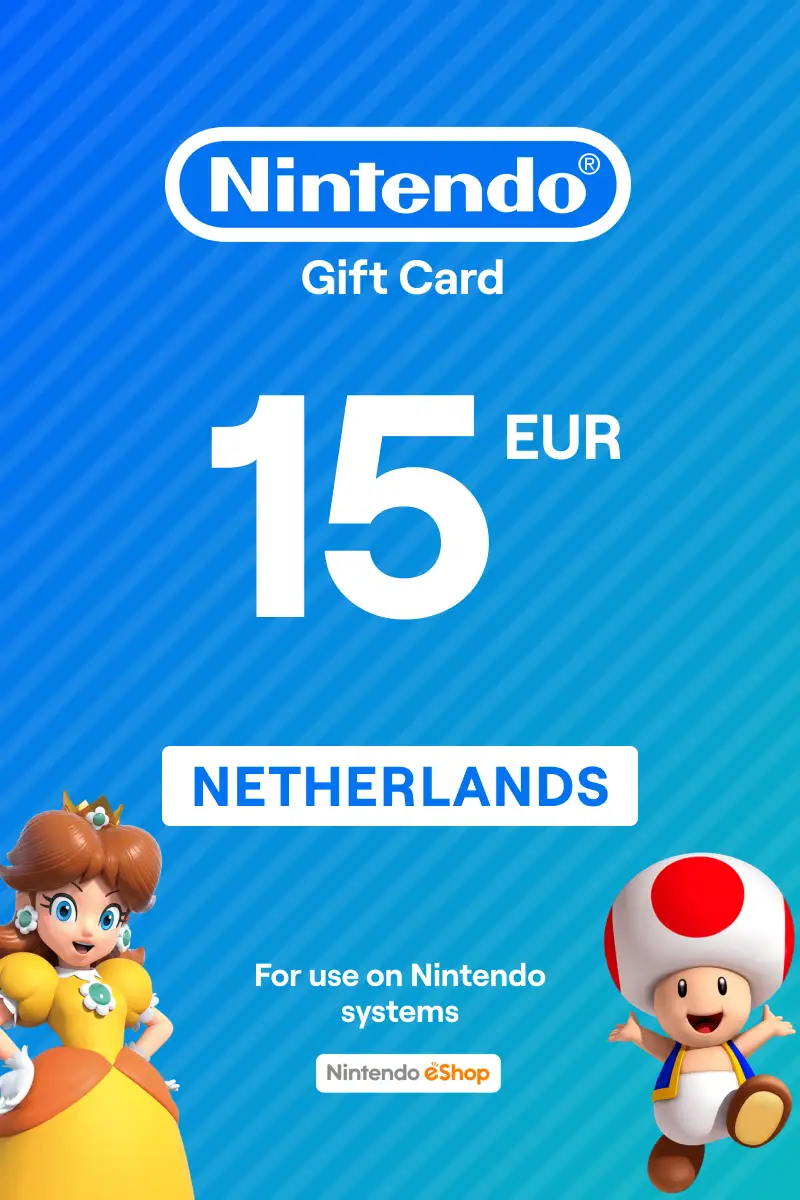 Nintendo eShop 15 EUR Gift Card (Netherlands) - Digital Key