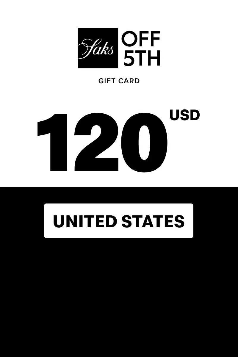 Saks OFF 5TH 120 USD Gift Card (United States) - Digital Key