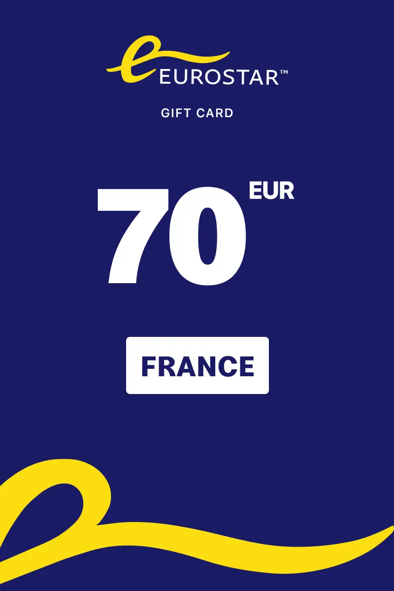 Eurostar 70 EUR Gift Card (France) - Digital Key