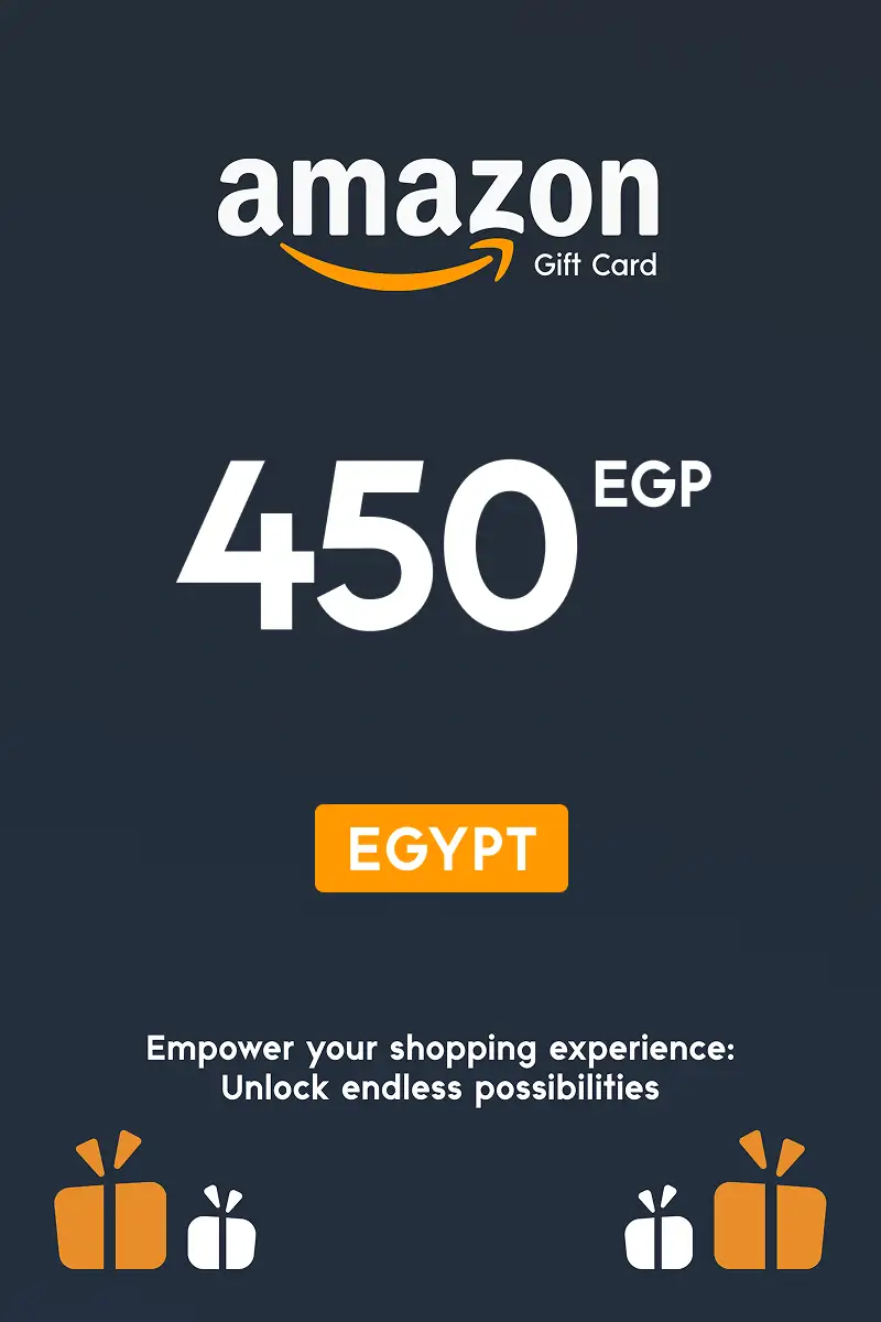Amazon 450 EGP Gift Card (Egypt) - Digital Key