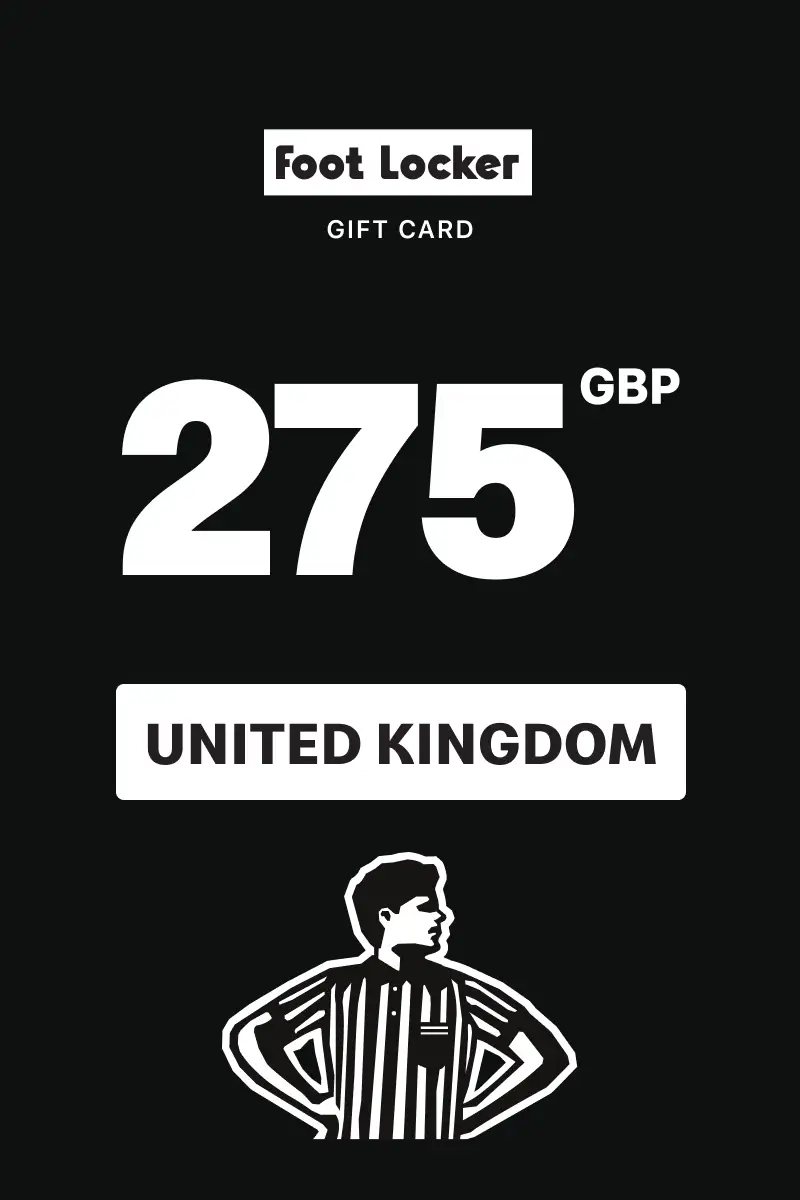 Foot Locker 275 GBP Gift Card (United Kingdom) - Digital Key