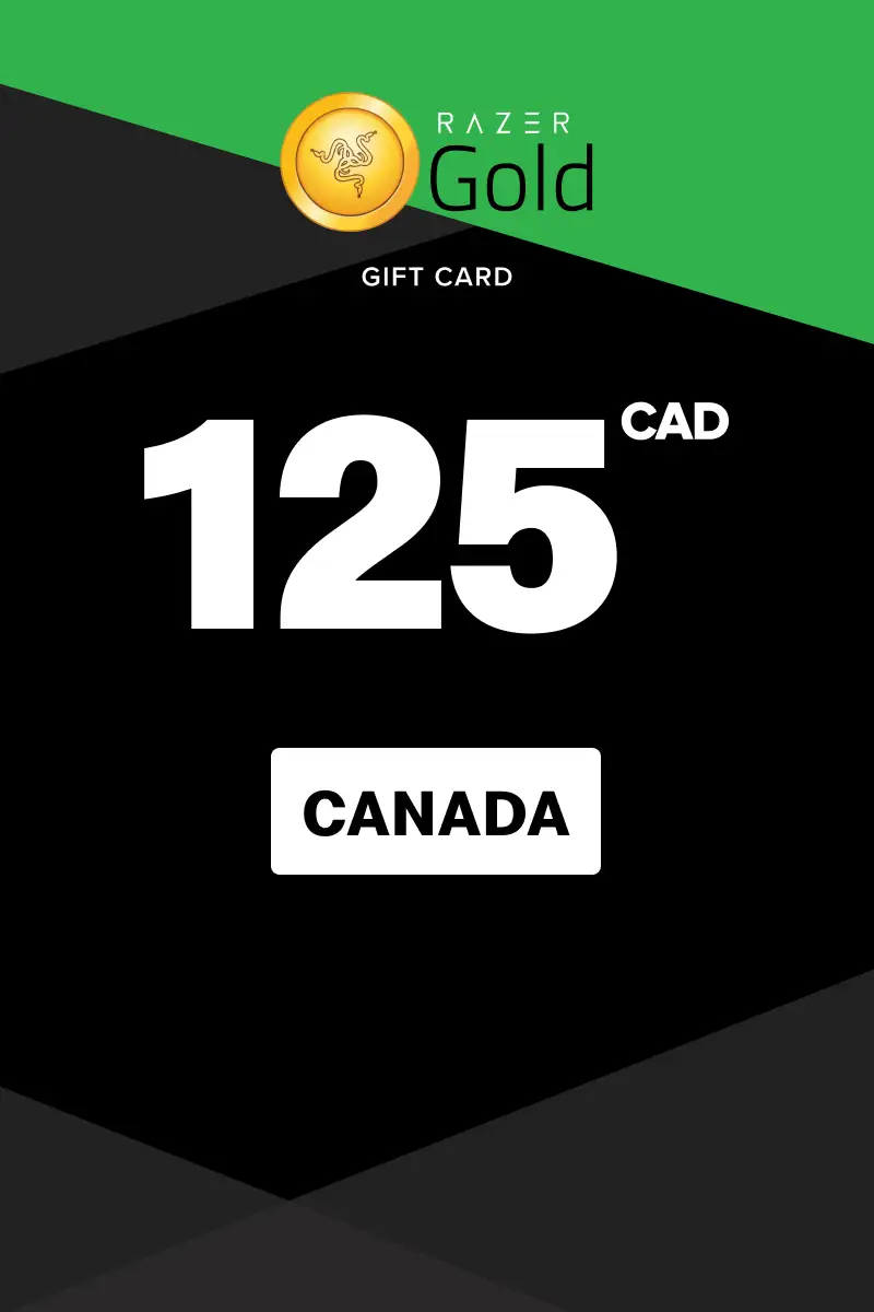 Razer Gold 125 CAD Gift Card (Canada) - Digital Key