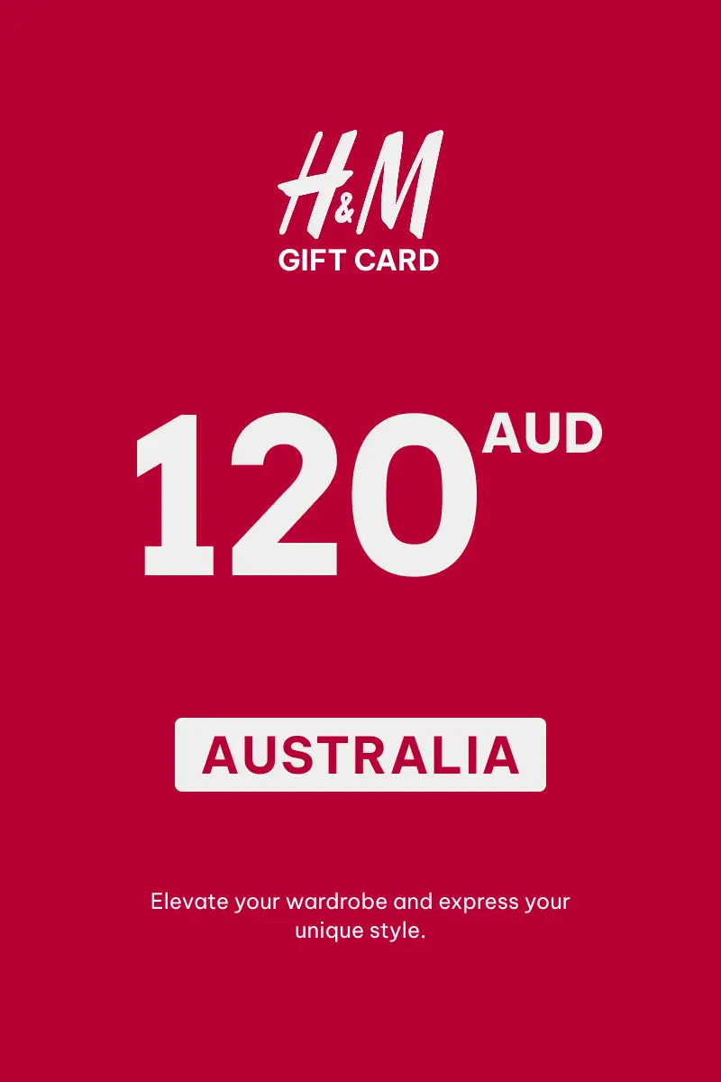 HandM 120 AUD Gift Card (Australia) - Digital Key