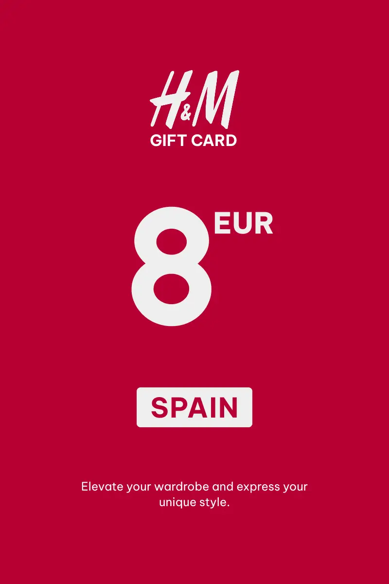 HandM 8 EUR Gift Card (Spain) - Digital Key