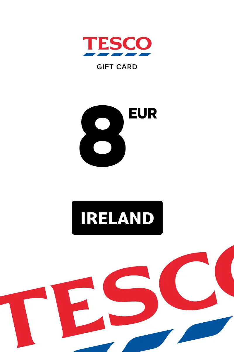Tesco 8 EUR Gift Card (Ireland) - Digital Key