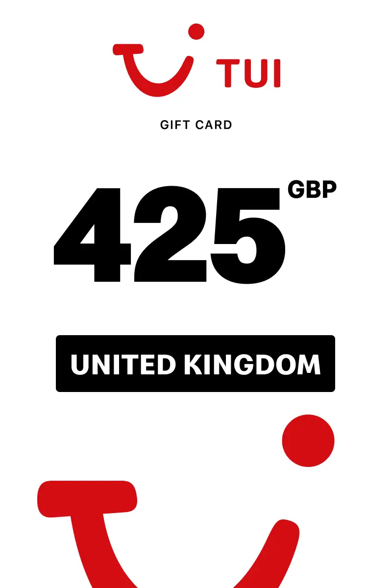 TUI Travel 425 GBP Gift Card (United Kingdom) - Digital Key