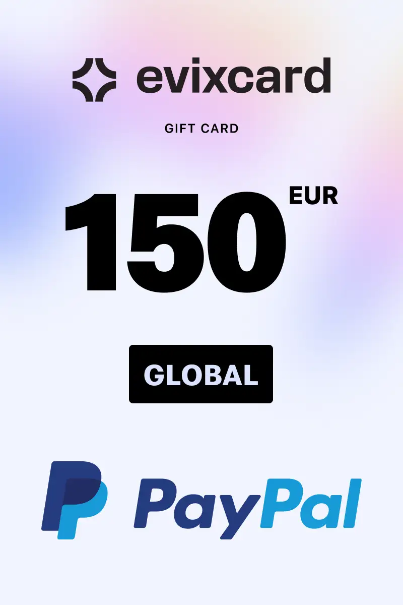 EvixCard PayPal 150 EUR Gift Card (Global) - Digital Key