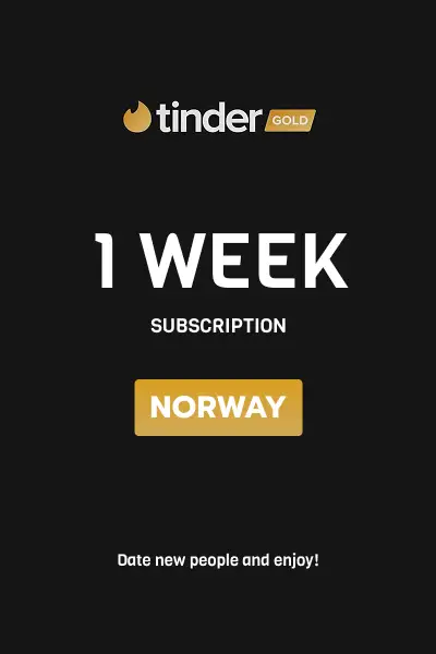 Tinder Gold 1 Week Subscription (Norway) - Digital Key